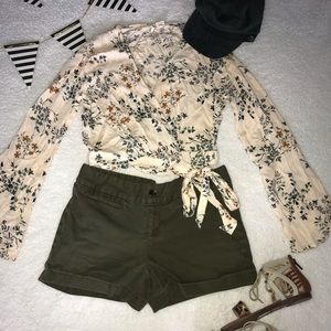TILLYS SKY AND SPARROW BRAND WRAP TOP